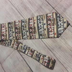 Men's 100% silk tie "7th Inning Stretch" Alynn Neckwear